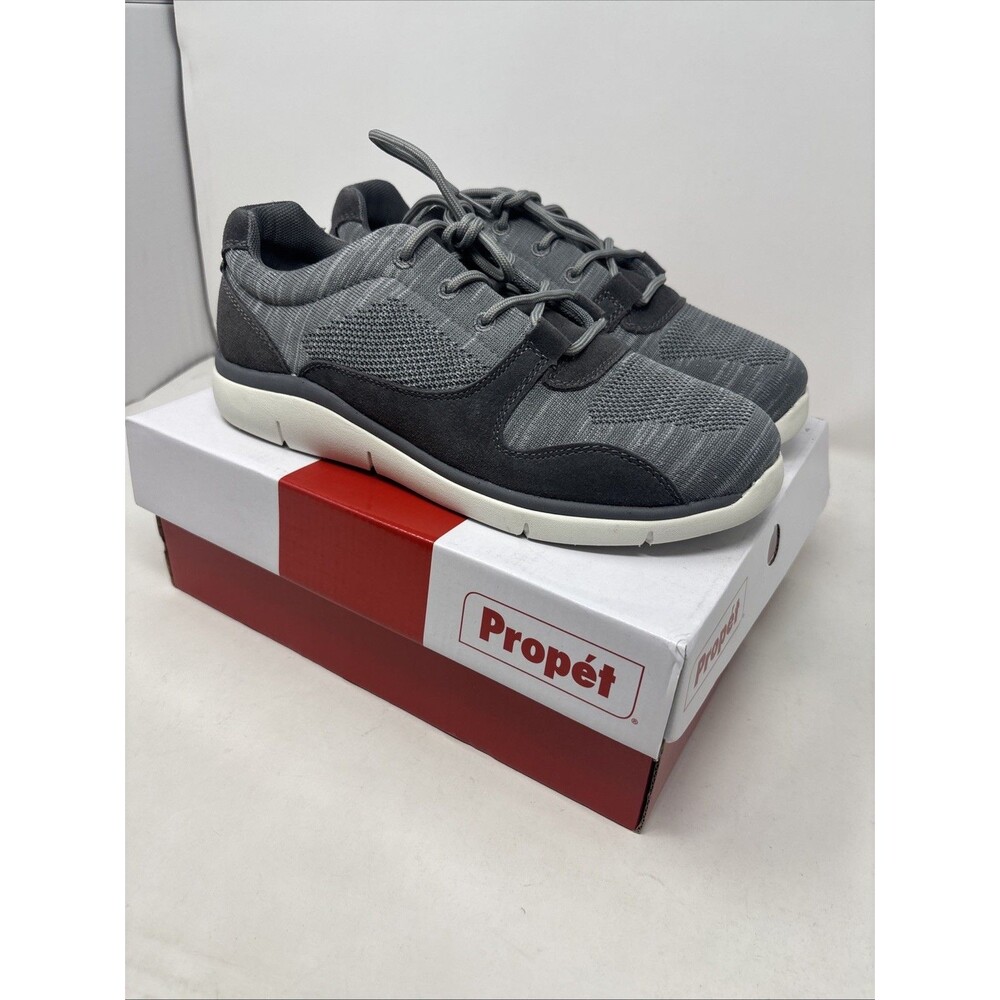 Propét Sarah Women’s Walking Shoes Dark Gray Comfort Sneaker Wide D Size 10